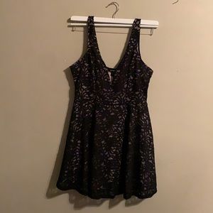 Black laced dress